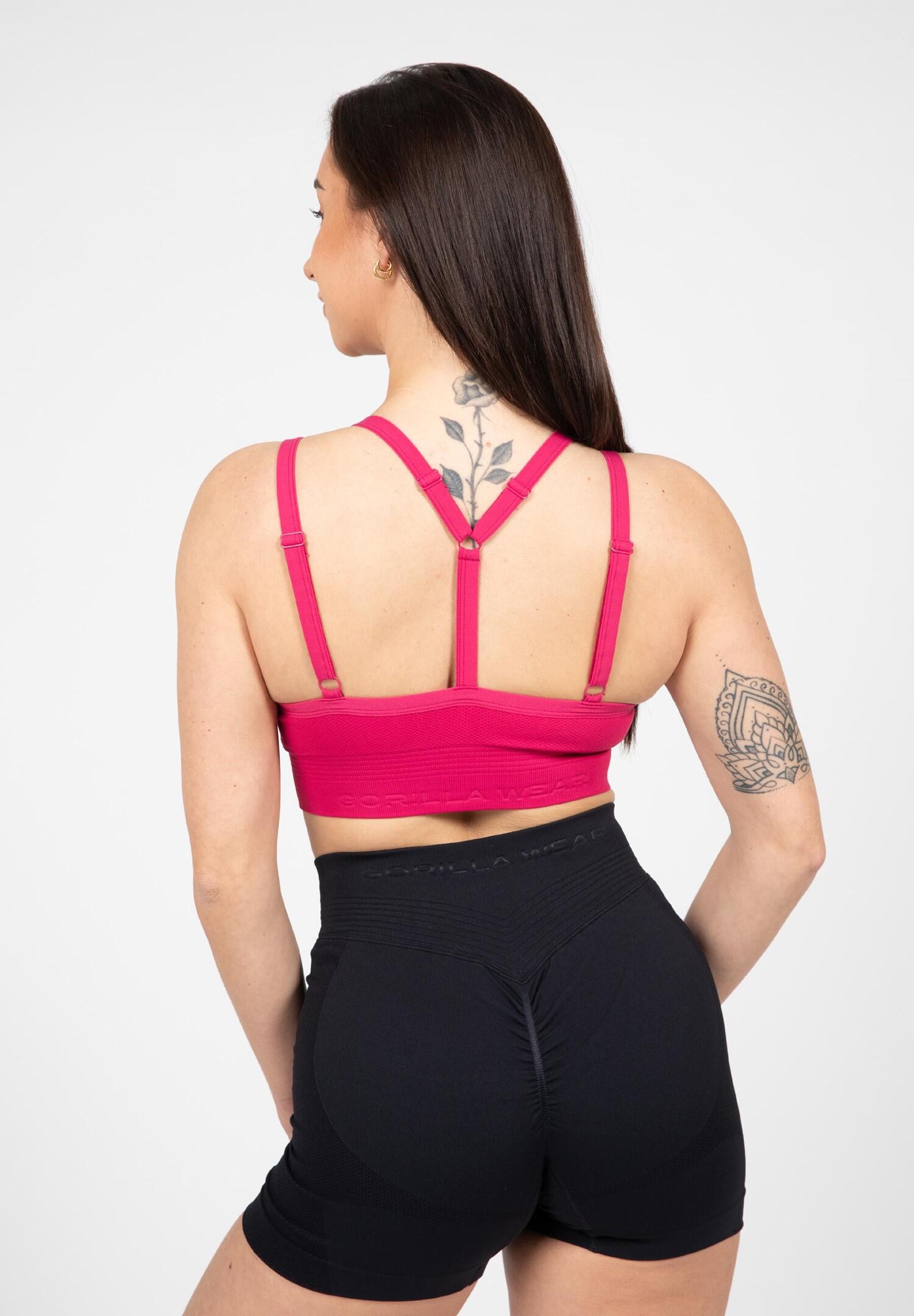 Whitney Senza soluzione di continuità Reggiseno sportivo - Rosa 2/6