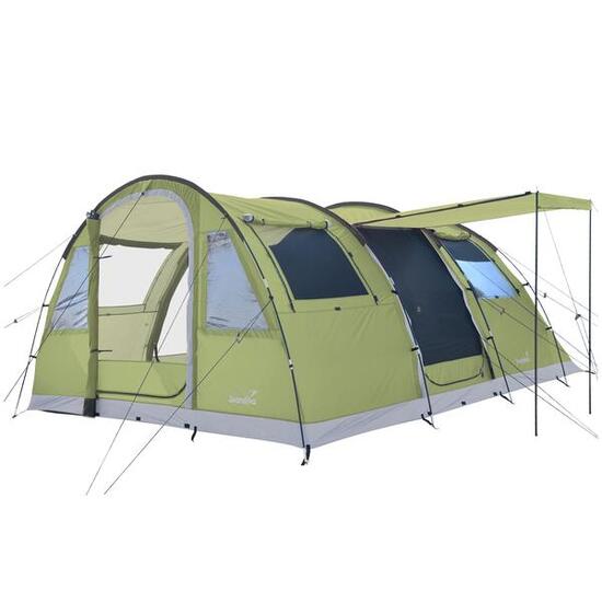 Tunneltent Gotland 4 Protect - 4 pers - Familietent met ingenaaide tentbodem