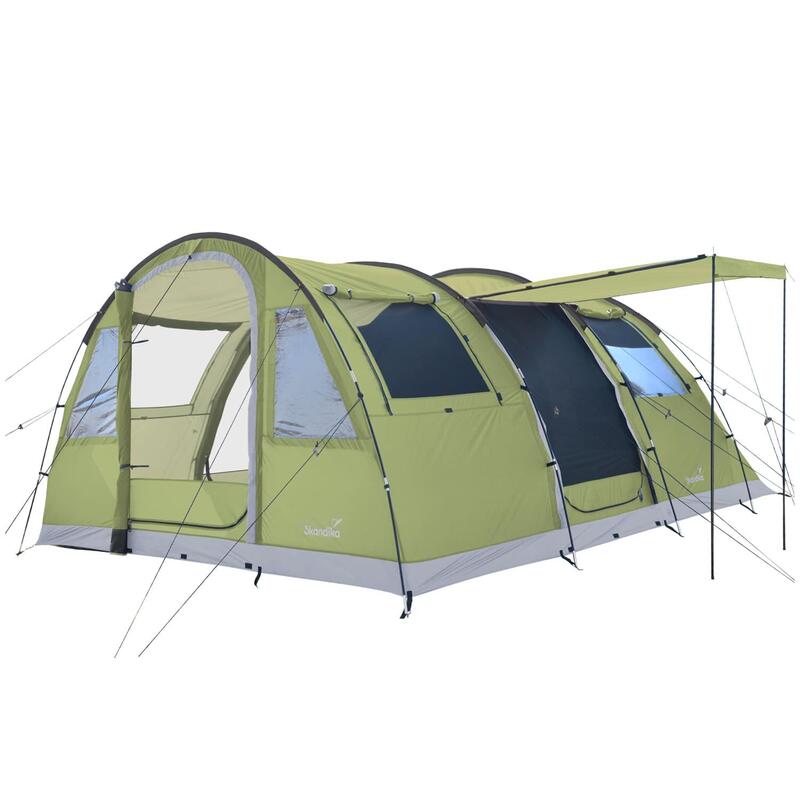 Tente tunnel Gotland 4 Protect - 4 personnes - Cabine sombre - Sol cousu
