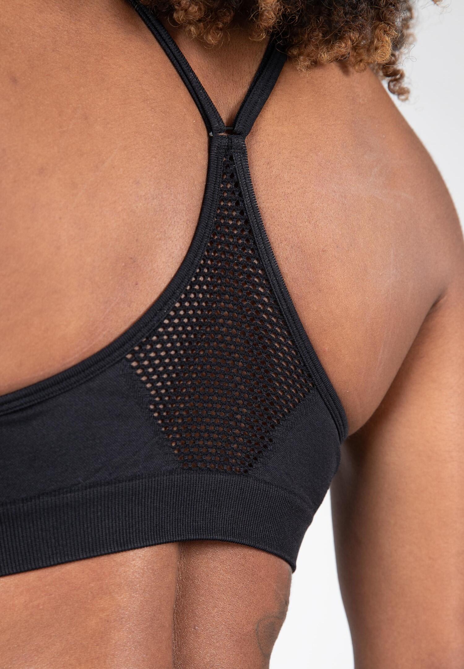 Quincy Senza soluzione di continuità Reggiseno sportivo - Nero 2/6