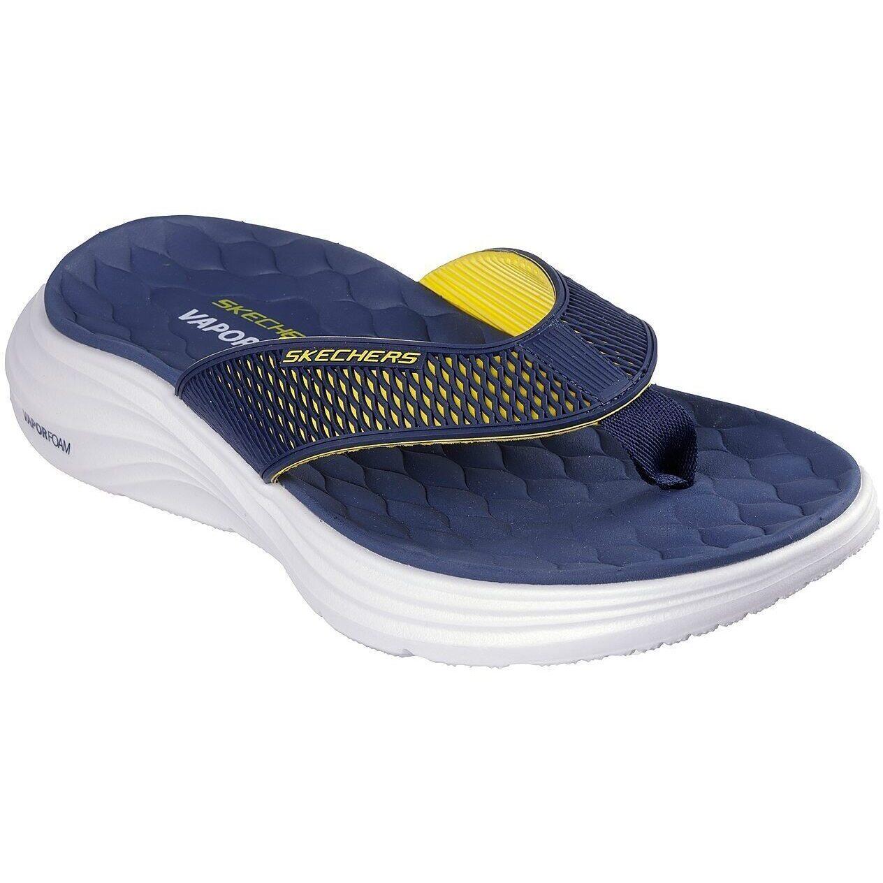Tapas skechers vapor foam -, azul, homens
