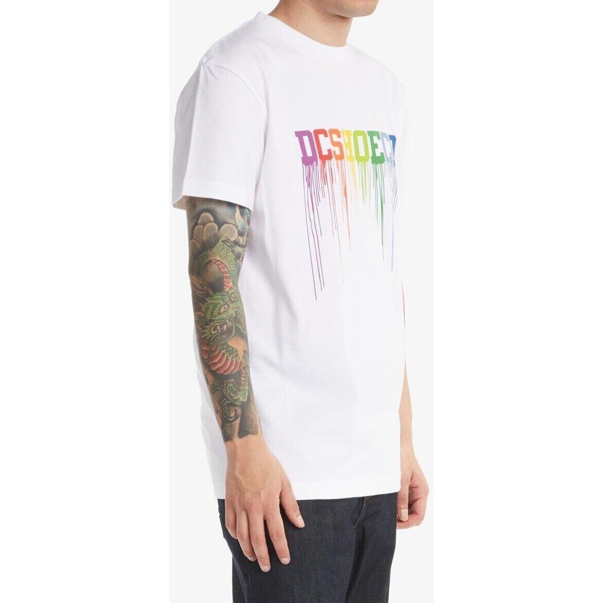 T-shirt DC Shoes Dc Drip, Blanc, Hommes 3/4