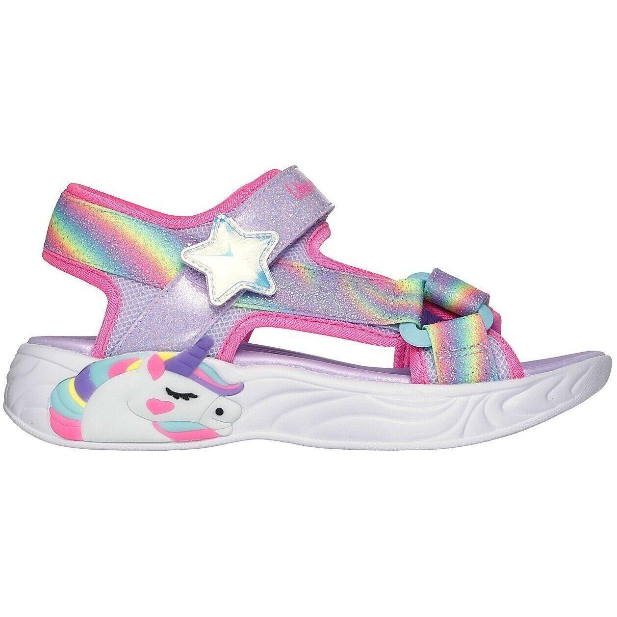 Chinelos Skechers Unicorn Dreams, Roxo, Crianças 3/5
