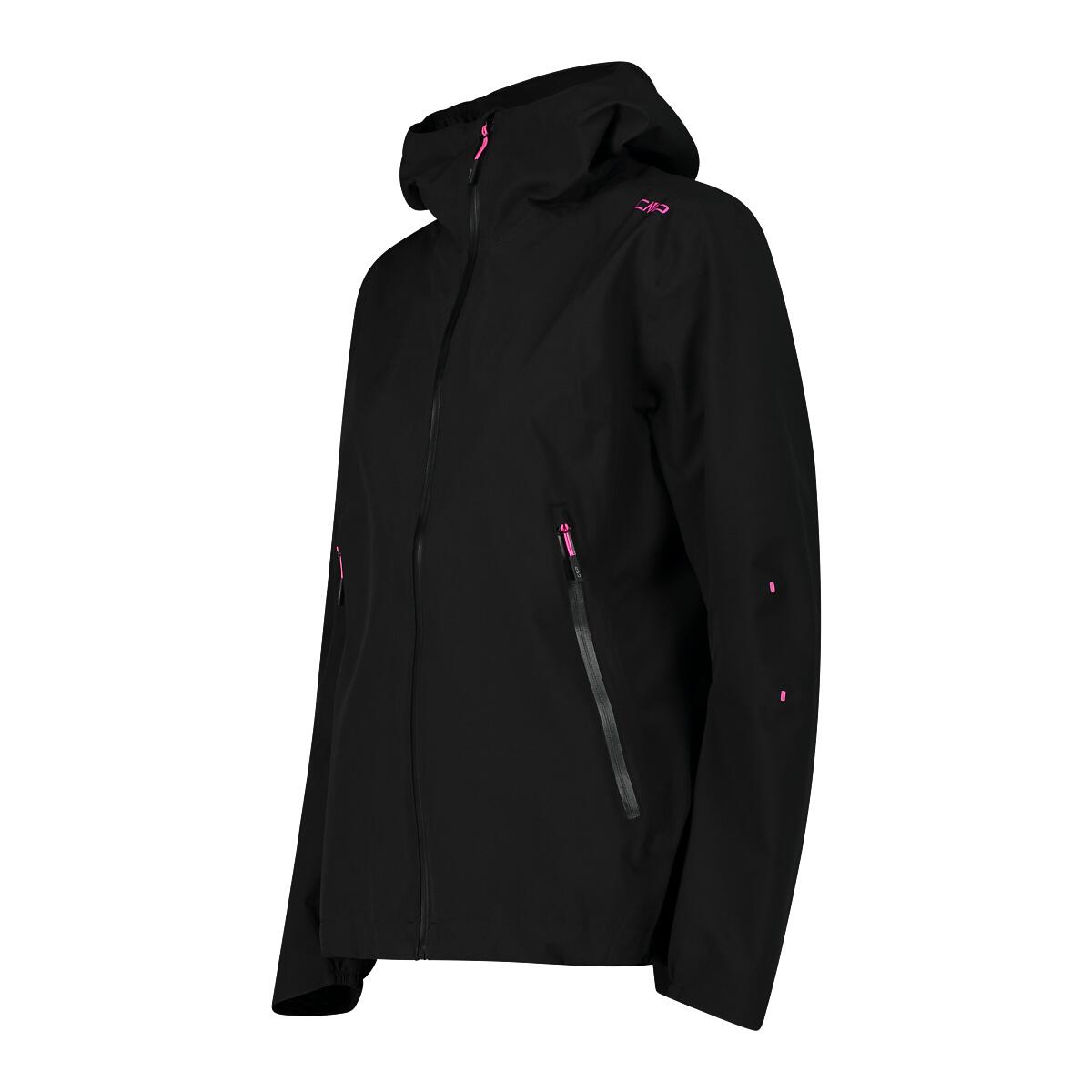 Women's waterproof jacket with fixed hood CMP 3/4