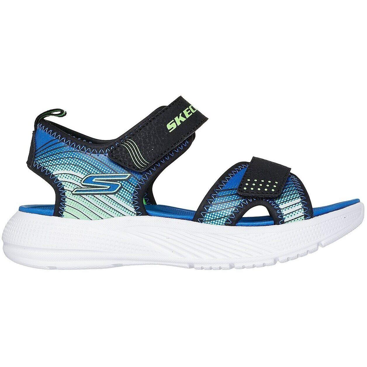 Chinelos Skechers Microspec-splash, Preto, Crianças 3/5