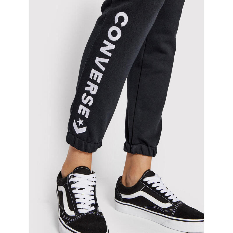 Pantaloni femei Converse Icon Play, Negru