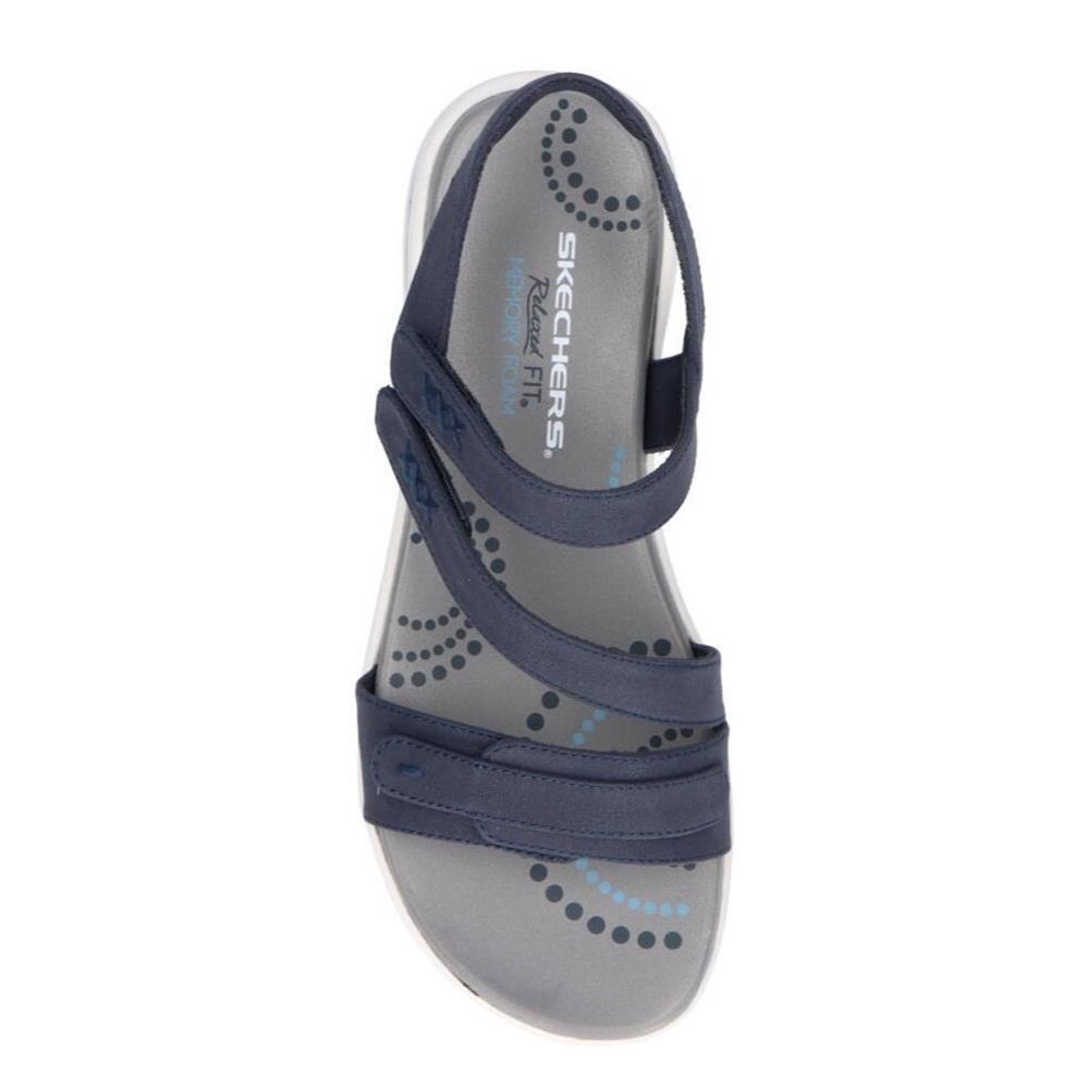Sandalias Skechers Mujer Bayshore - Basic Necessity Azul marino 6/7
