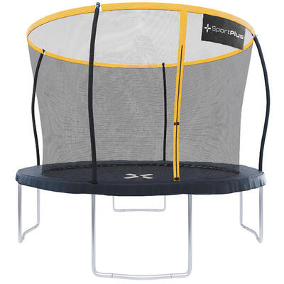 SportPlus Gartentrampolin Ø 305 cm mit Sicherheitsnetz & TÜV SÜD geprüft