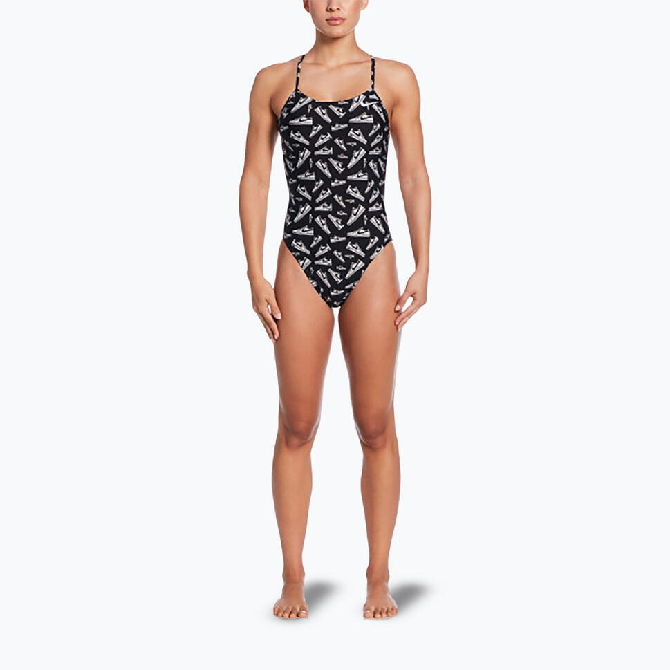Strój pływacki jednoczęściowy damski Nike Hydrastrong Cutout