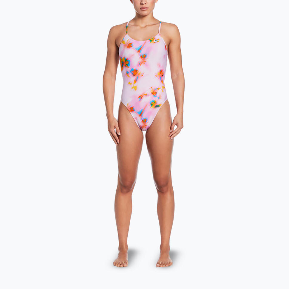 Strój pływacki jednoczęściowy damski Nike Hydrastrong Cutout