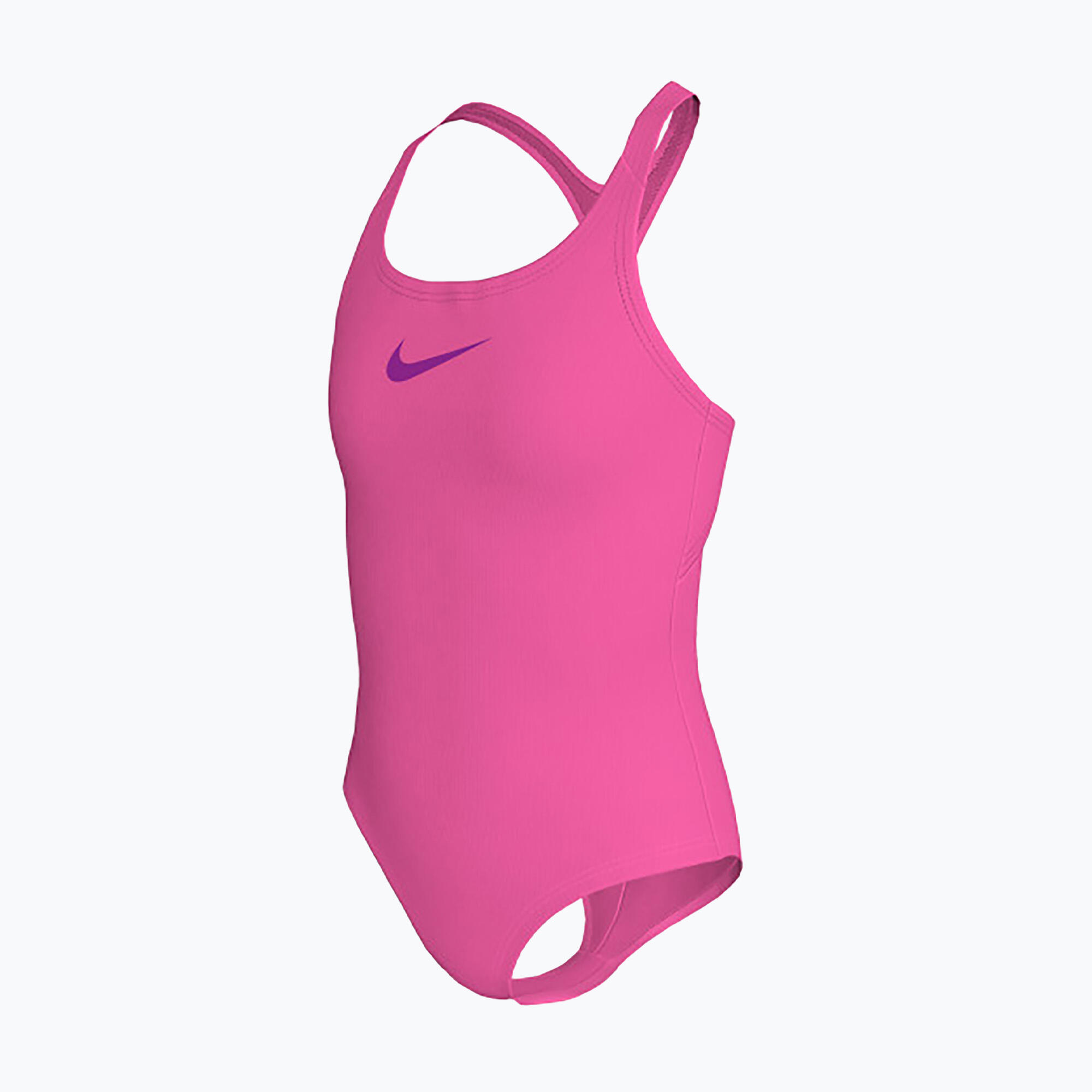Nike Meisjes Badpak Racerback Solid Roze 3/4