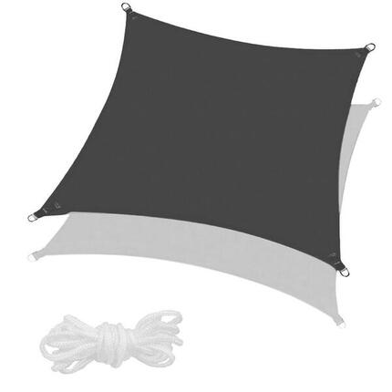 Żagiel przeciwsłoneczny biwakowy Springos 3x3 m kwadratowy woodoodporny