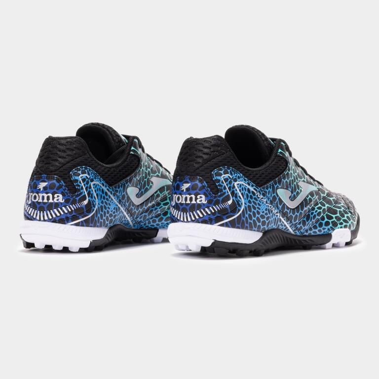 Pantofi fotbal Joma Maxima 2531 Turf, Negru/Turquoise, 39