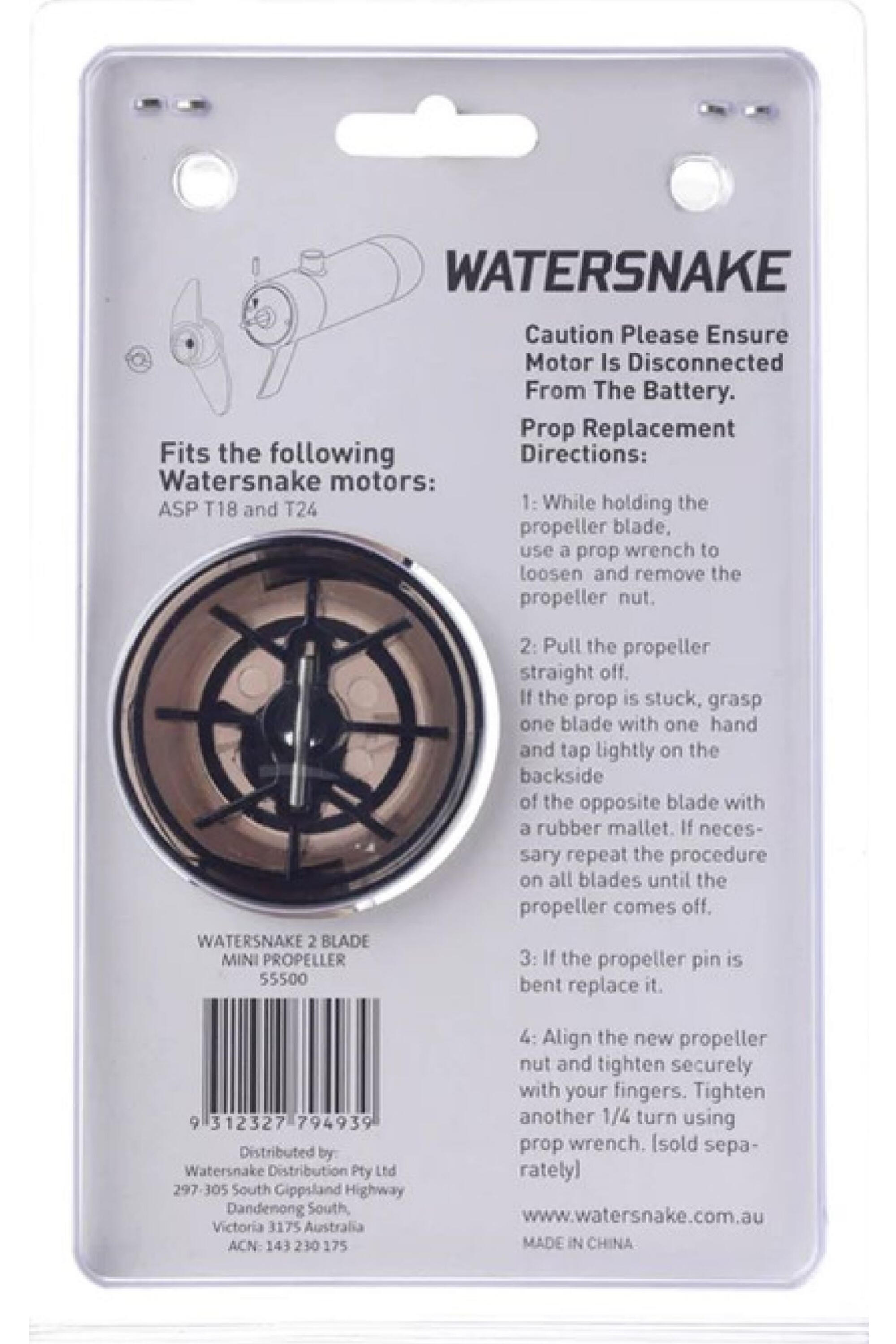 Watersnake MINI 2-levelű propeller szett Watersnake ASP T-24 elektromos kajakmot 2/5