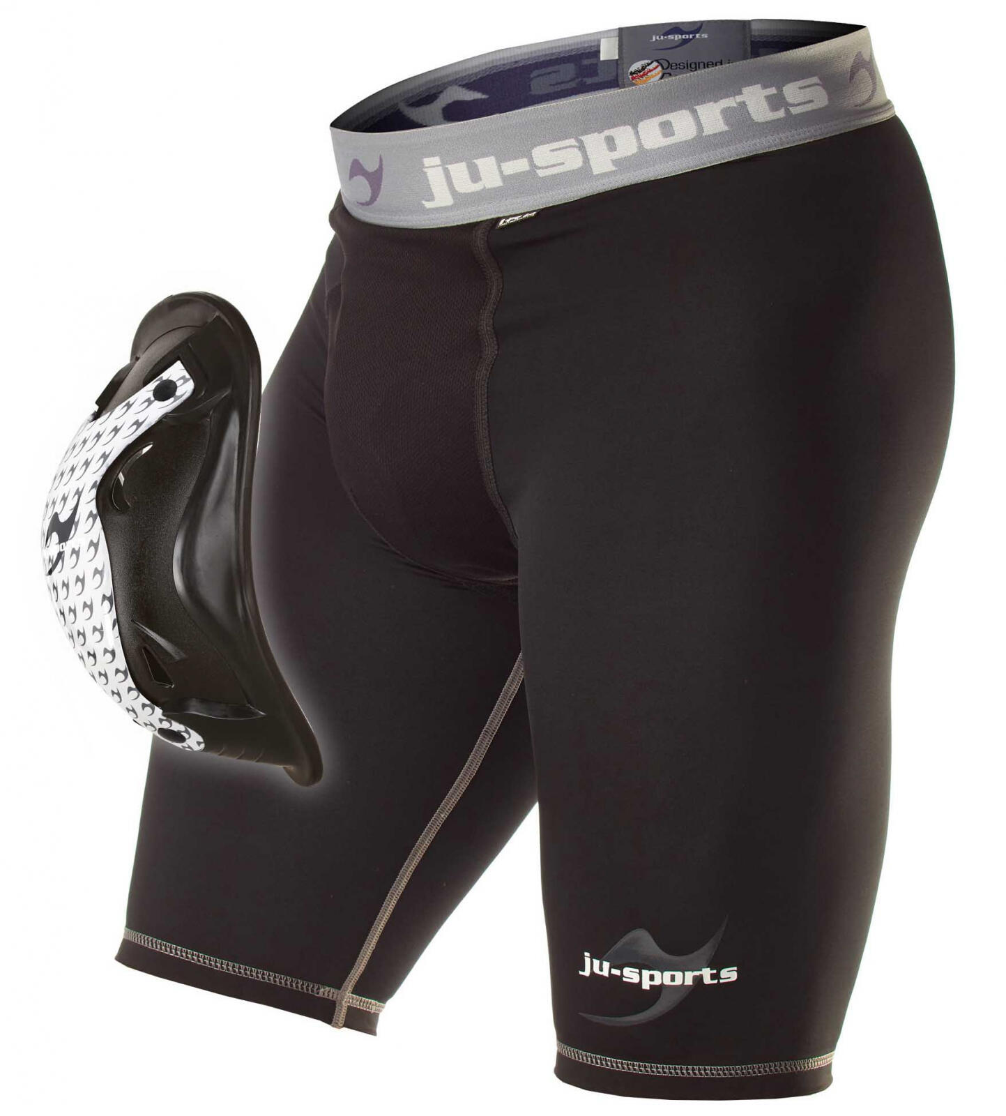 JU-SPORTS Ju-Sports Compression Base Shorts mit Motion Pro Flexcup, Tiefschutz