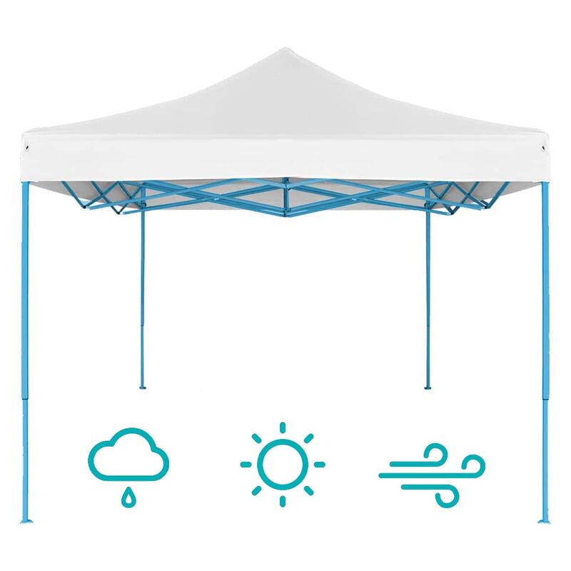 Pavilion pliant 2,9x2,9m-alb