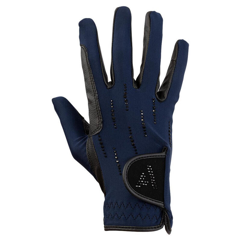 Anky - Gants D'Équitation Techniques Femme Anky Luminous - Gants - Bleu - 7 - Decathlon