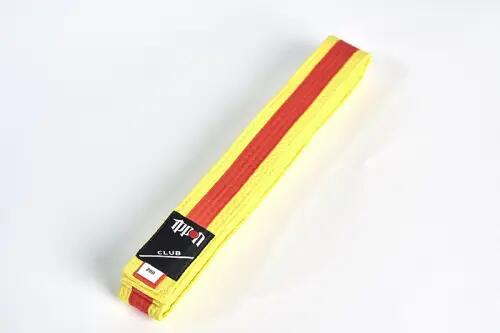 Centura Arte Martiale Ippon Gear Galben/Portocaliu/Galben 1/1