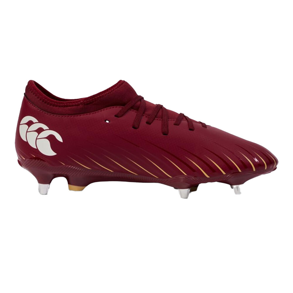 Mens Falcon Team Soft Ground Rugby Boots (Red) 2/2