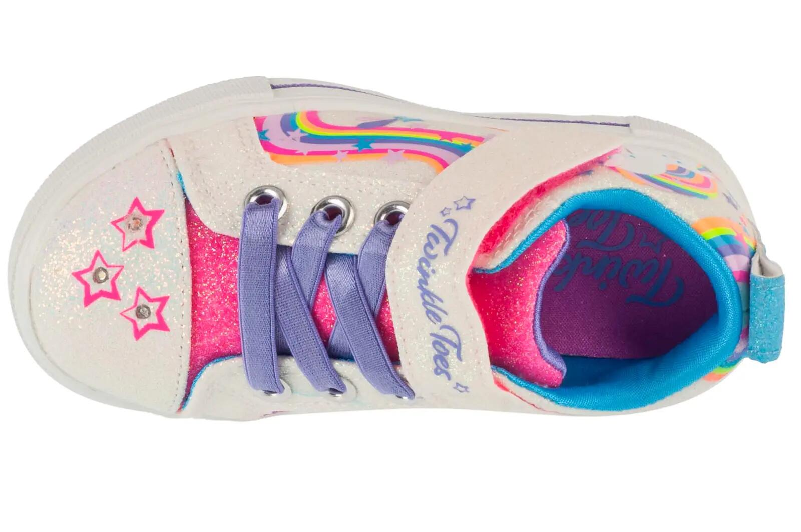 Scarpe Skechers Twinkle Sparks - Luccichio Fantasioso Rosa 3/4