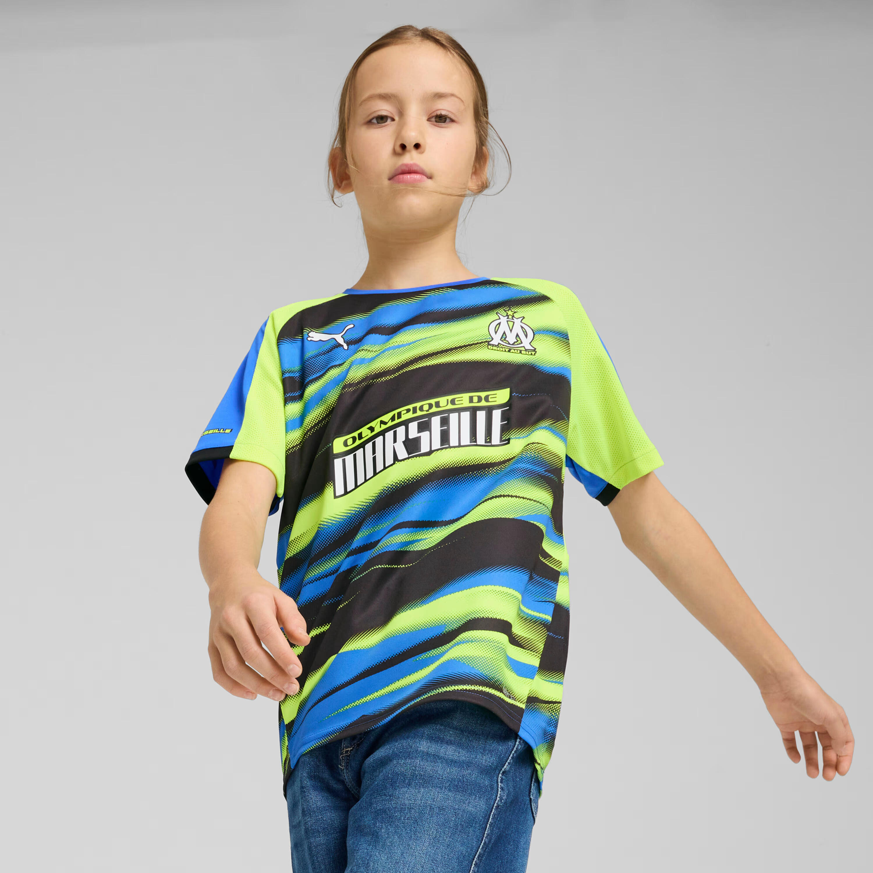 Maillot Faster enfant OM 2024/25 2/6