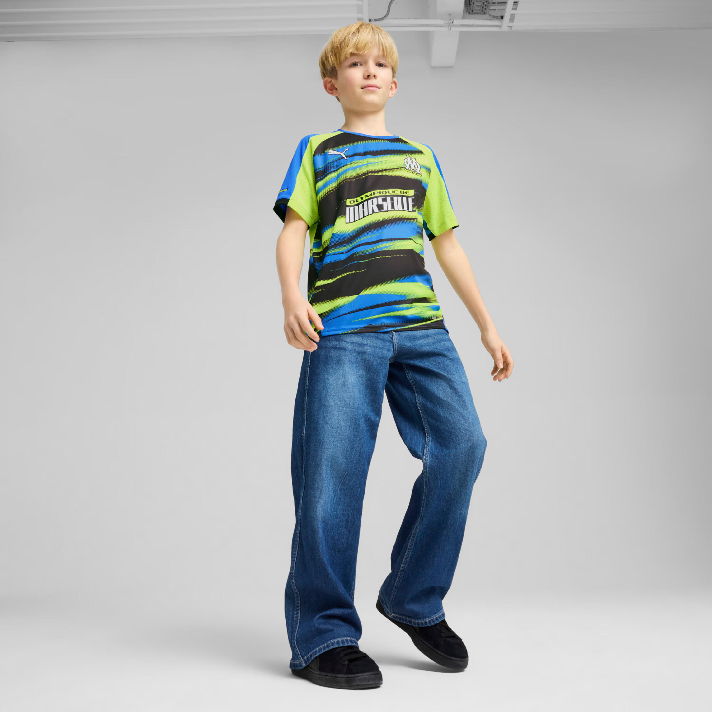 Maillot Faster enfant OM 2024/25 3/6