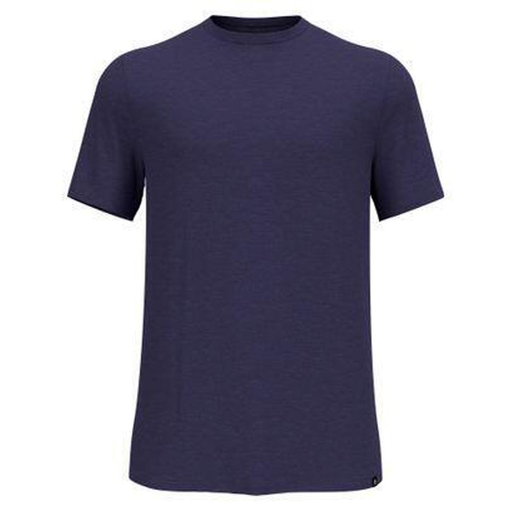 Odlo - T-shirt Technique Manches Courtes Odlo Merino Tencel Plain Violet - T-shirt Manches Courtes - Violet - 42 M/l - Decathlon