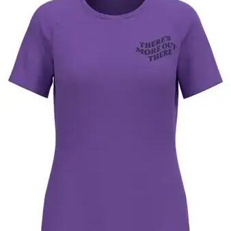 Odlo Essential Print Violet Women's Short Sleeve Jersey