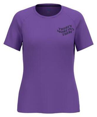 Odlo essential print dames jersey met korte mouwen paars