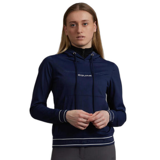Felpa da equitazione con cappuccio tecnica donna Premier Equine Cadenza