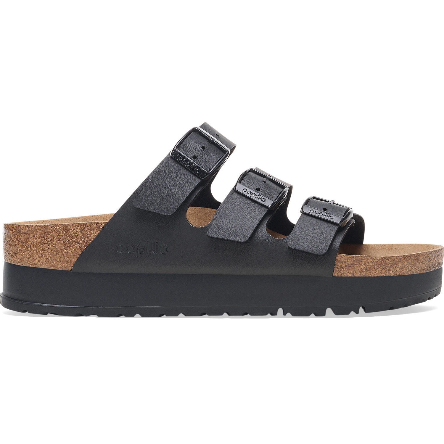 Sandales Noires Femme Birkenstock Arizona Papflex 2/7