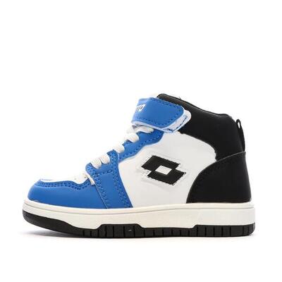 Lotto ravenna baby jongens sneakers blauw/zwart