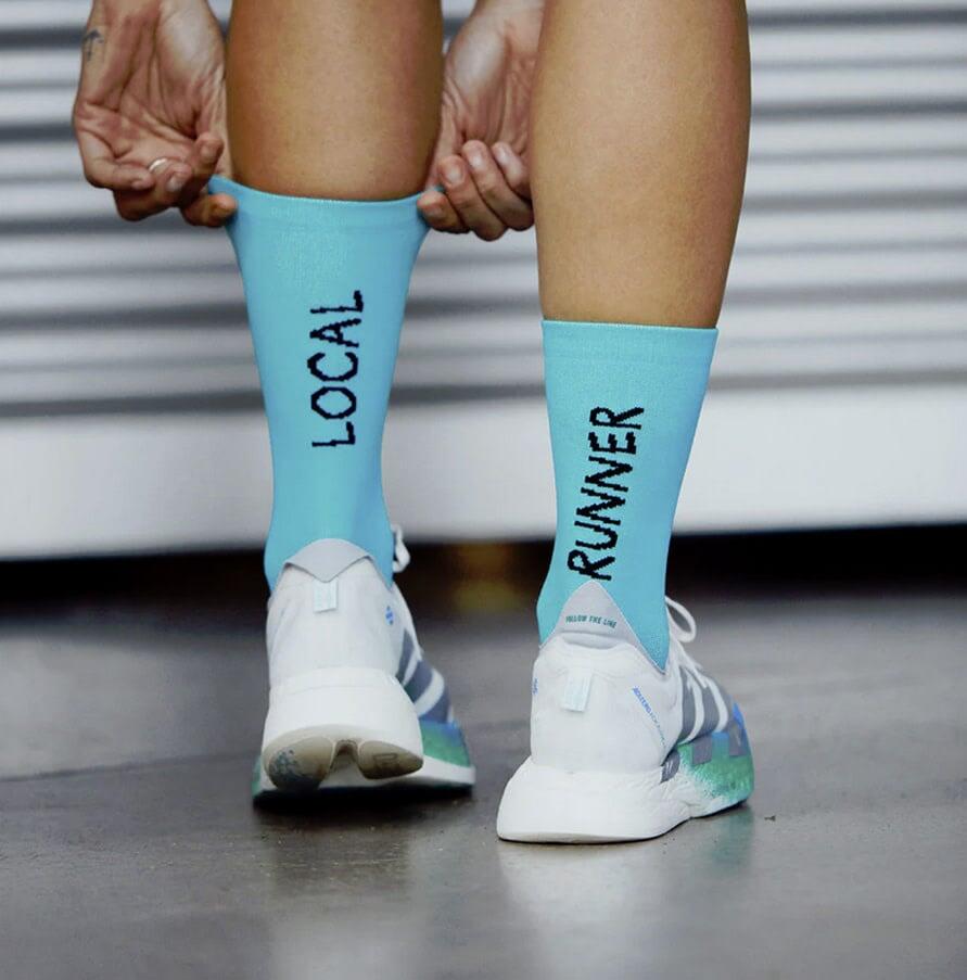 Chaussettes Unisexe - Pacific Local Runner - Aqua 5/6
