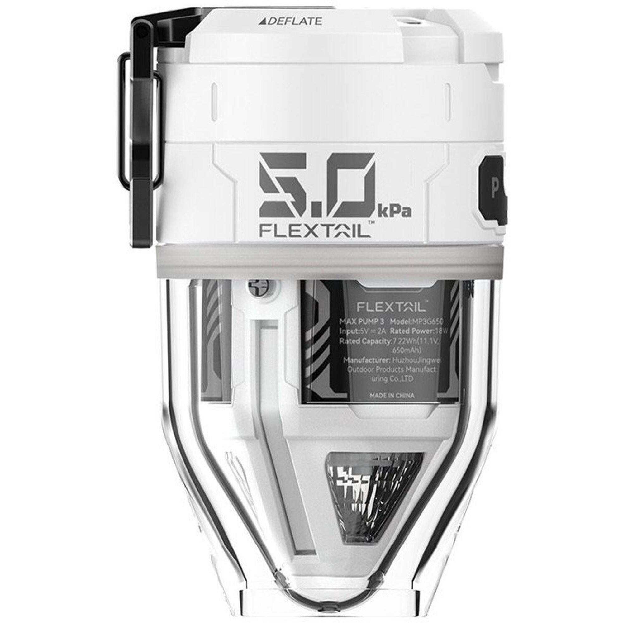 Max Pump 3 pompa de aer reincarcabila 2-in-1, 5 kPa, 500l/min, 6 duze, LED, 122g