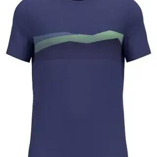 Koszulka męska Odlo F-DRY RIDGELINE T-shirt crew neck s/s niebieska