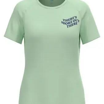 Odlo Essential Print Green Women's Short Sleeve Jersey