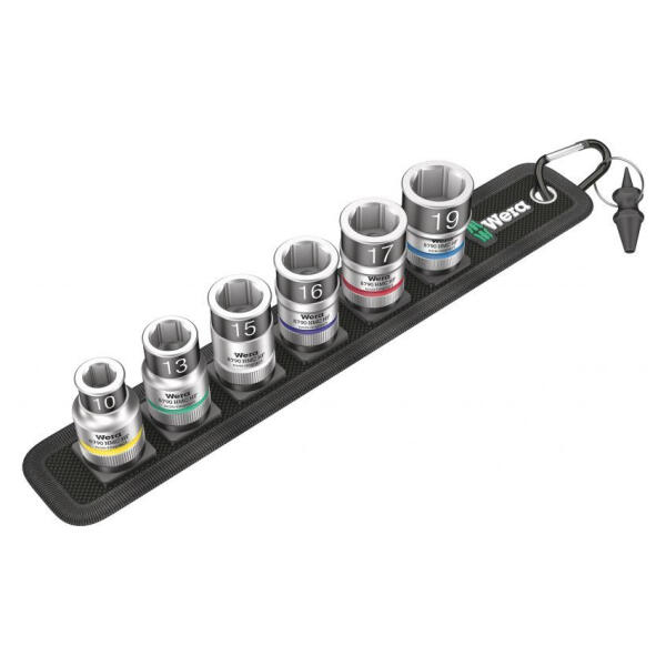 WERA Set di bussole quadrate con funzione di ritenzione Wera Zyklop Belt C 1