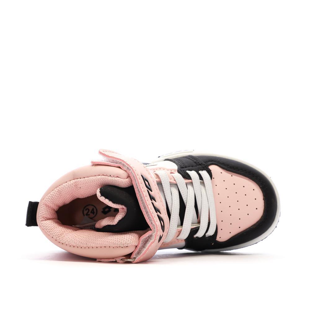 Zapatillas Bebé Niña Lotto Ravenne Rosa/Negro 4/7