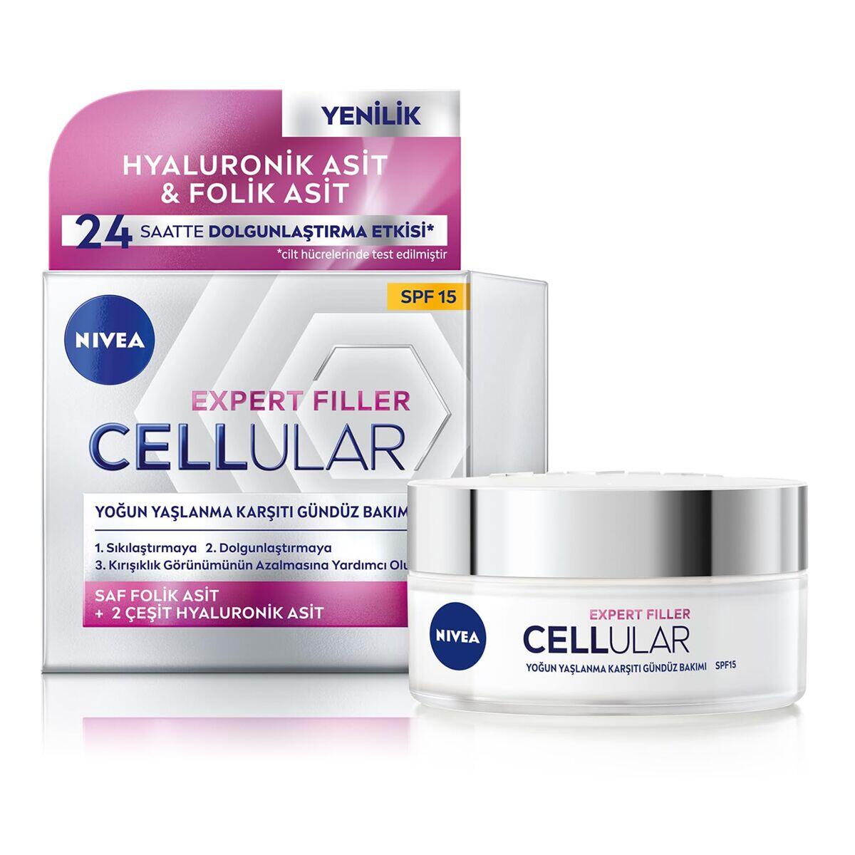 NIVEA Crema Giorno Idratante Nivea Hyaluron And Cell Filler 50 ml