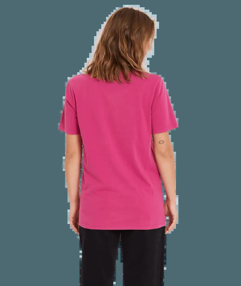 T-shirt - Skate Casual - Mulher - Estampado algodão - Rosa 2/4