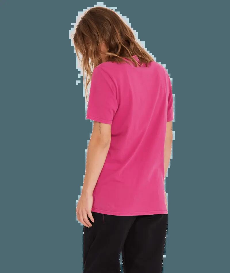 T-shirt - Skate Casual - Mulher - Estampado algodão - Rosa 4/4