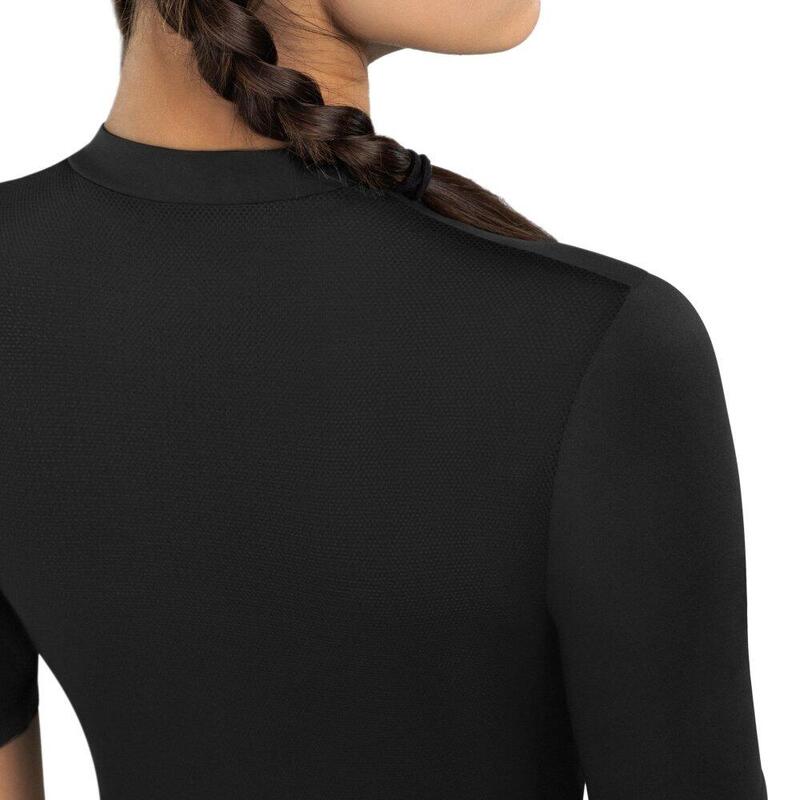 Camisola de ciclismo manga curta mulher Core Rainier Preto