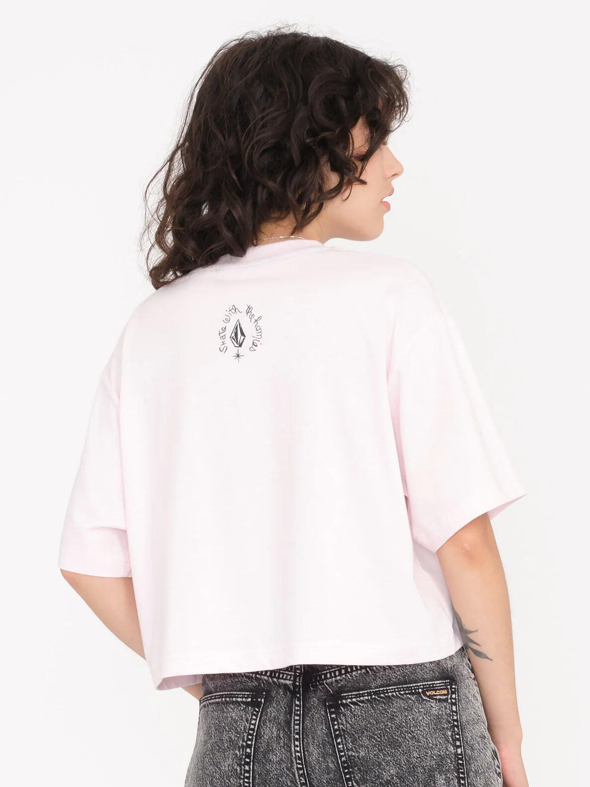 T-shirt - Skate - Mulher - Imprimido Drumstone - Lilac Ash 2/4