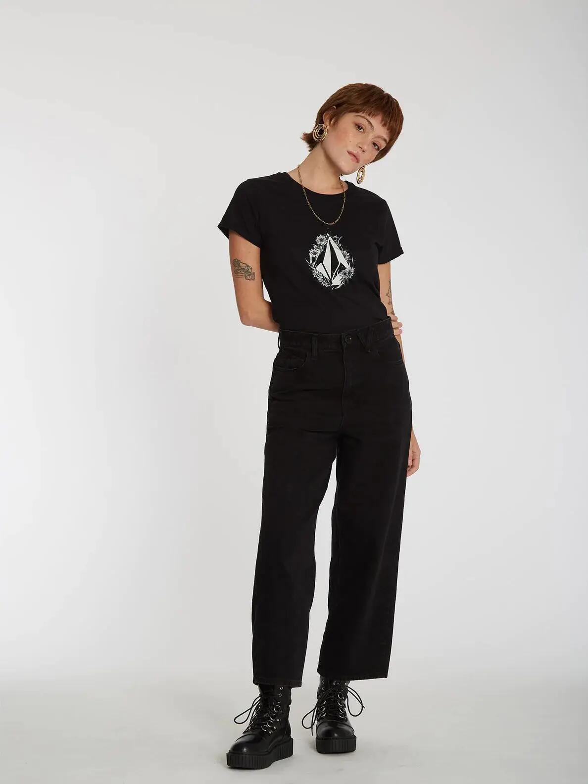 T-shirt - Skate - Mulher - Confortável, estampado - Radical Daze Tee - Preto 4/4