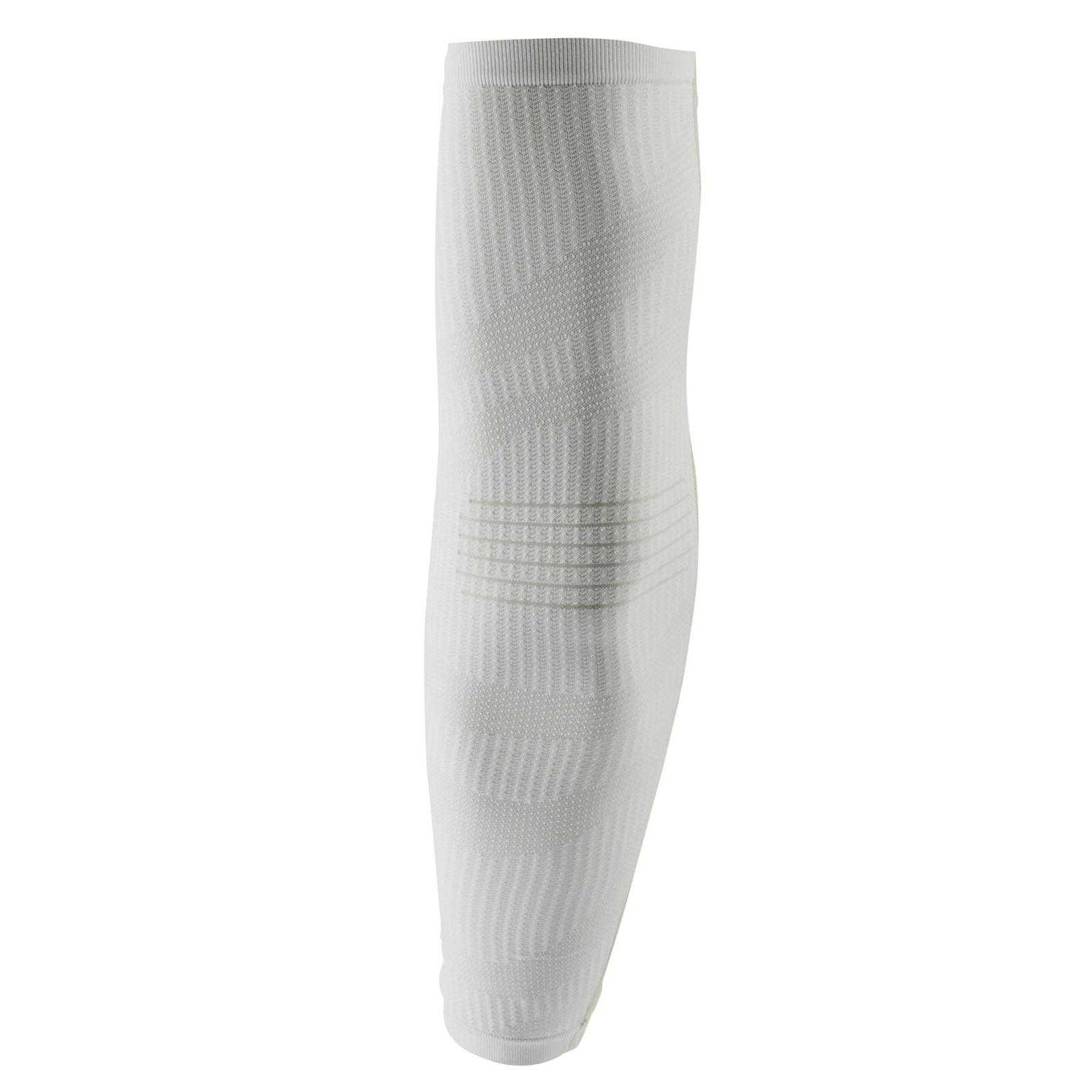 Adulto Unisex Lavorato A Maglia Manicotti Per Braccia Nike Zoned Argento 3/3