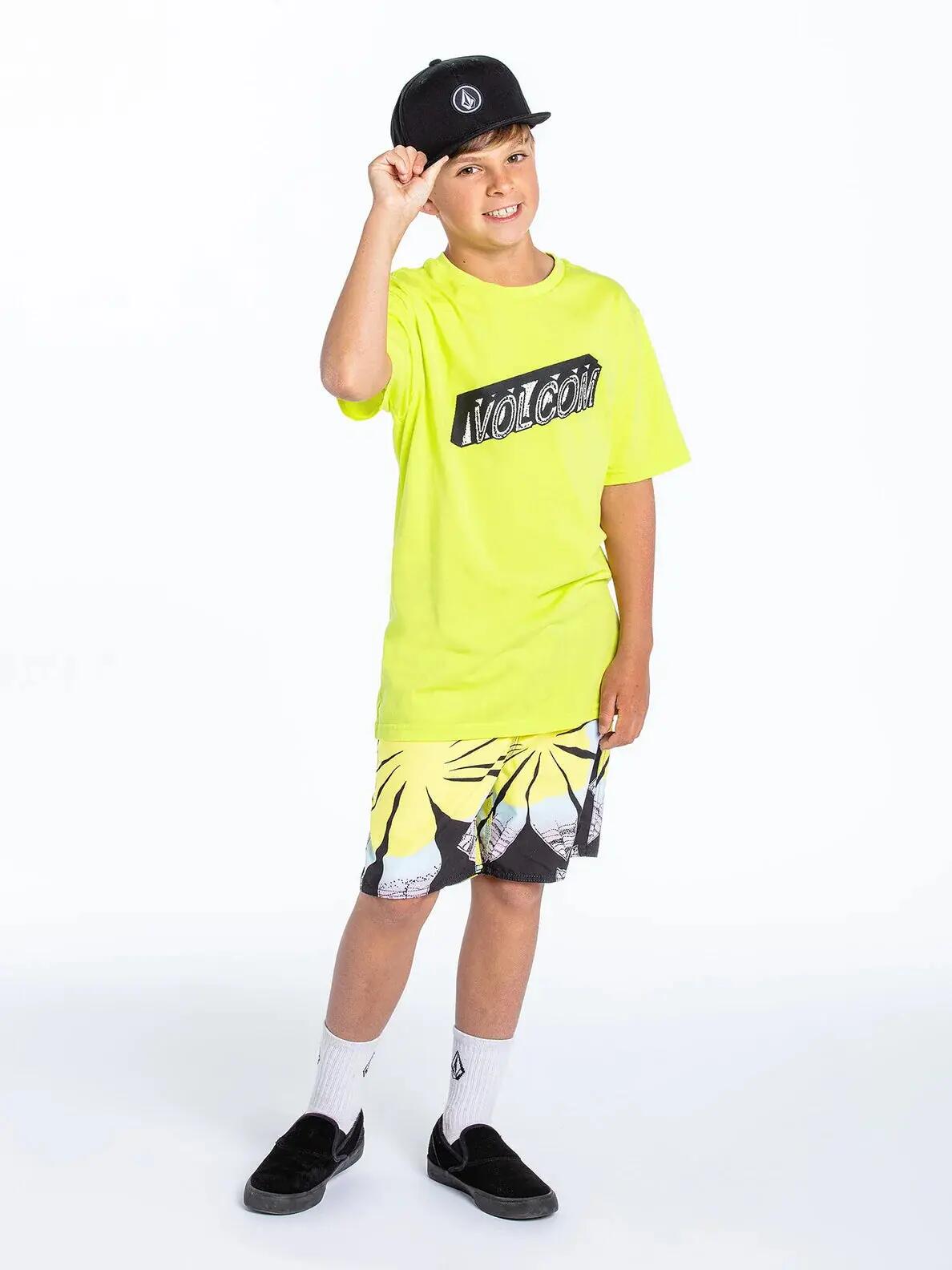 Camiseta - Skate - Boys - Gráfica Lexip ss Limeade - Amarillo 4/4