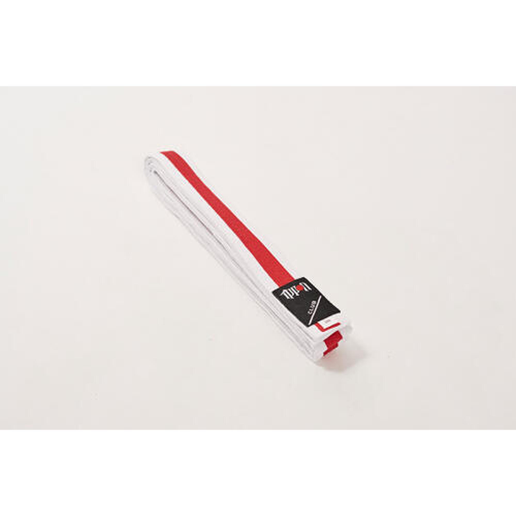 Centura Arte Martiale Ippon Gear Alb/Rosu/Alb