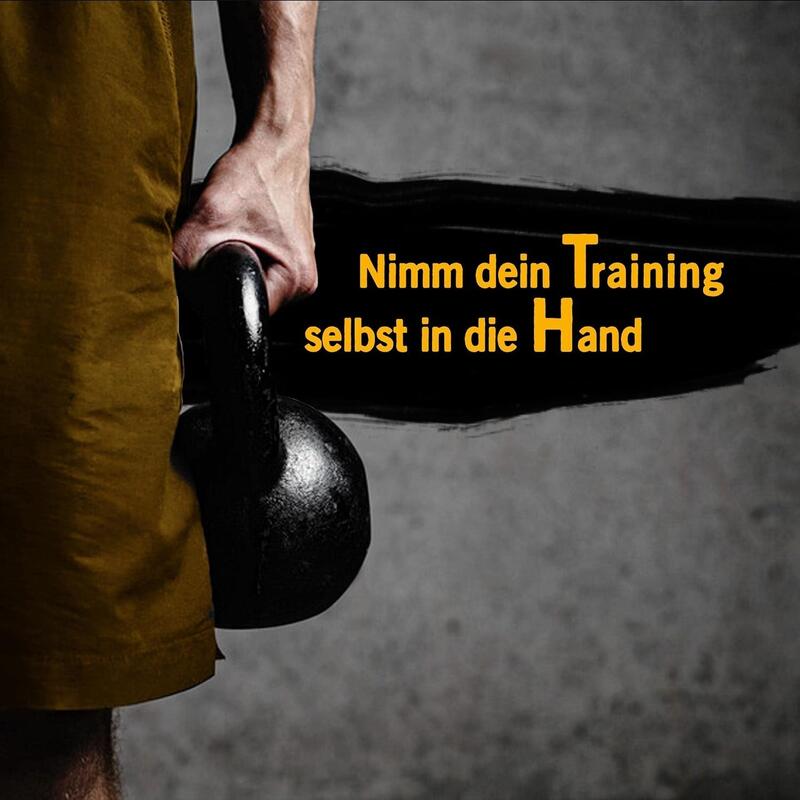 Kettlebell 10 kg fonta maner ergonomic inaltime 23 cm negru