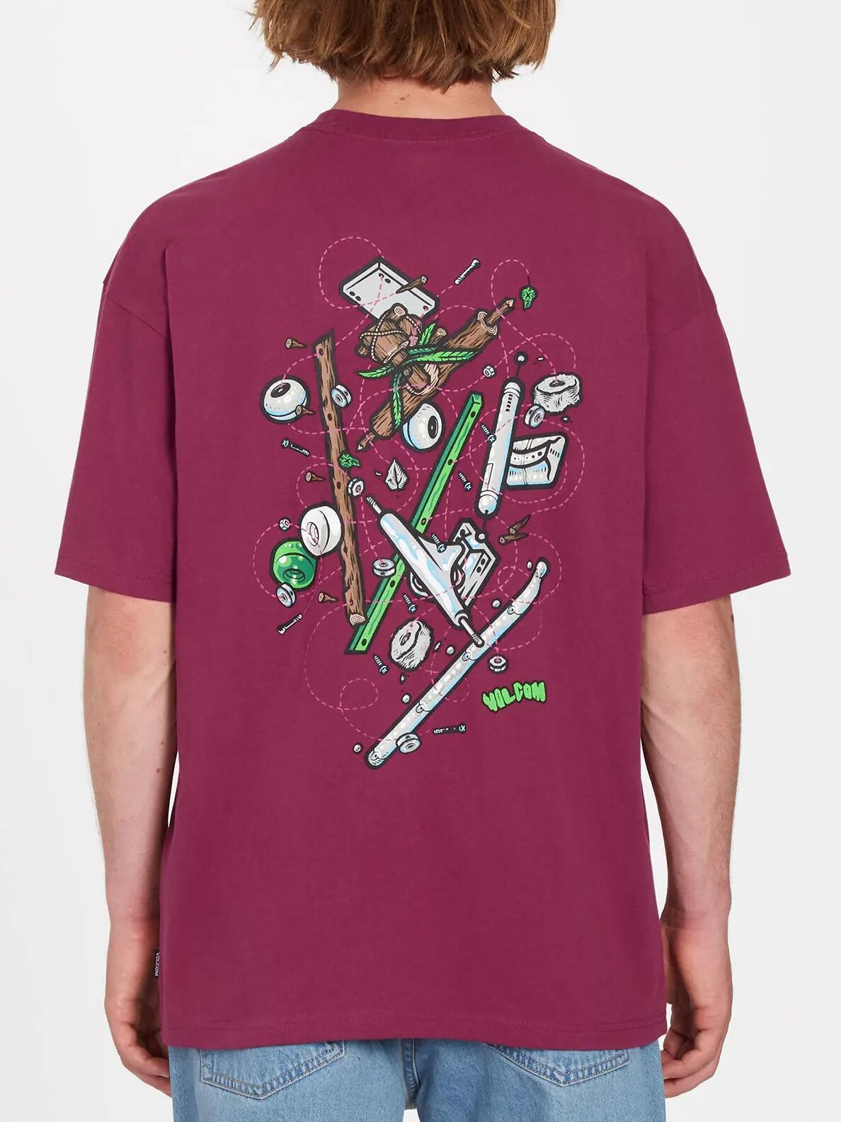 T-shirt - Skate - Unisexo - Estampa Todd Bratrud - Roxo 2/4