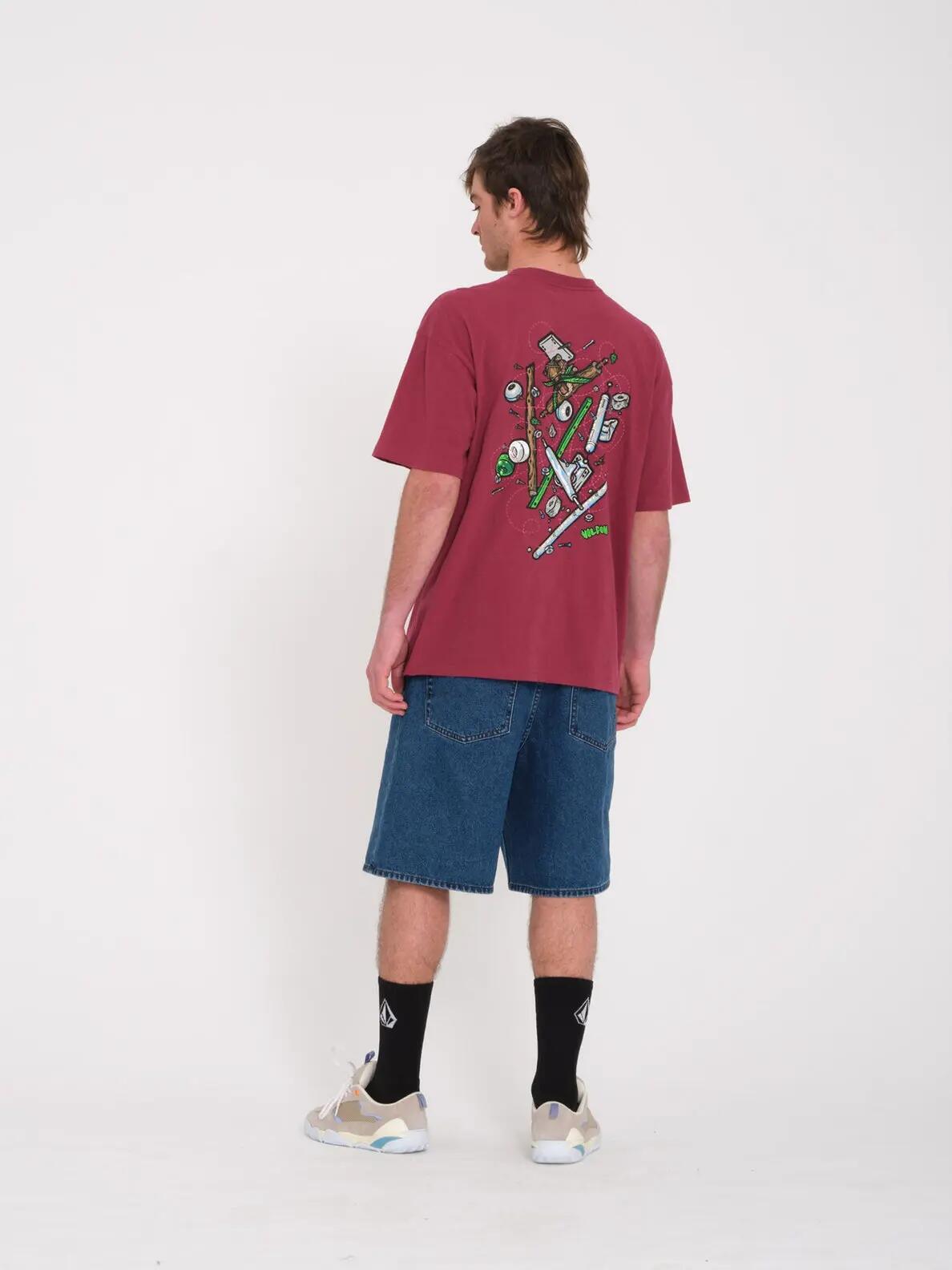T-shirt - Skate - Unisexo - Estampa Todd Bratrud - Roxo 4/4